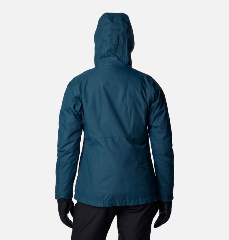 Turquoise Columbia Whirlibird IV Interchange Women's Ski Jacket | 96872URIG