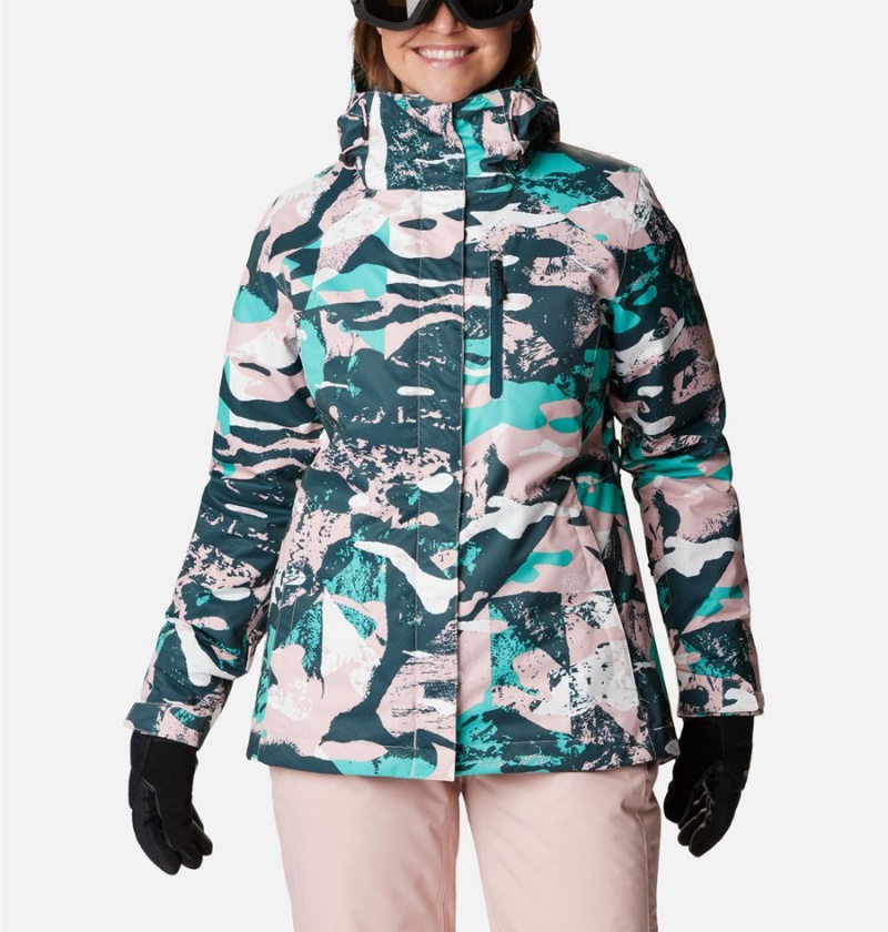 Turquoise Columbia Whirlibird IV Interchange Women\'s Ski Jacket | 93742YKZW