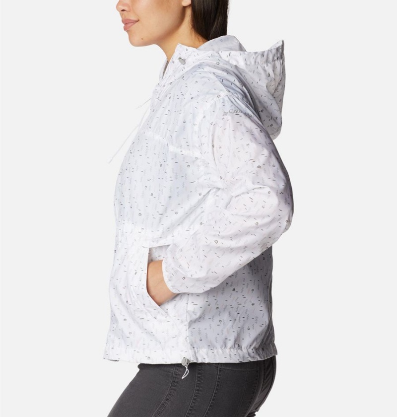 White Columbia Alpine Chill Jacket Women's Windbreaker | 87509IKZB