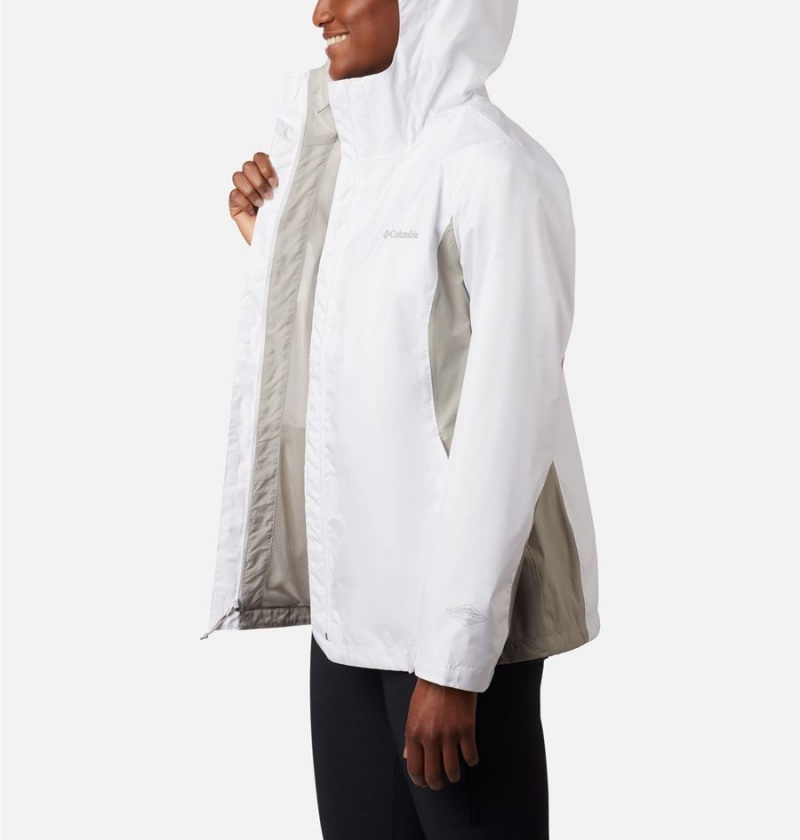 White Columbia Arcadia II Women's Rain Jacket | 97230KGQT