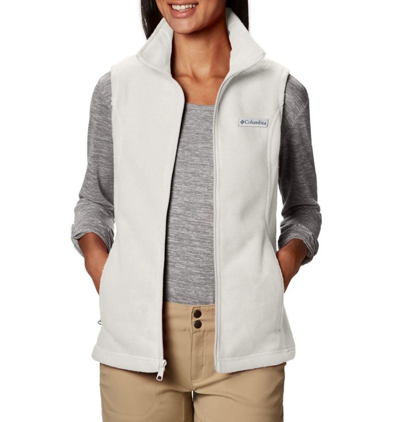 White Columbia Benton Springs Fleece Women's Vest | 32460JSMH