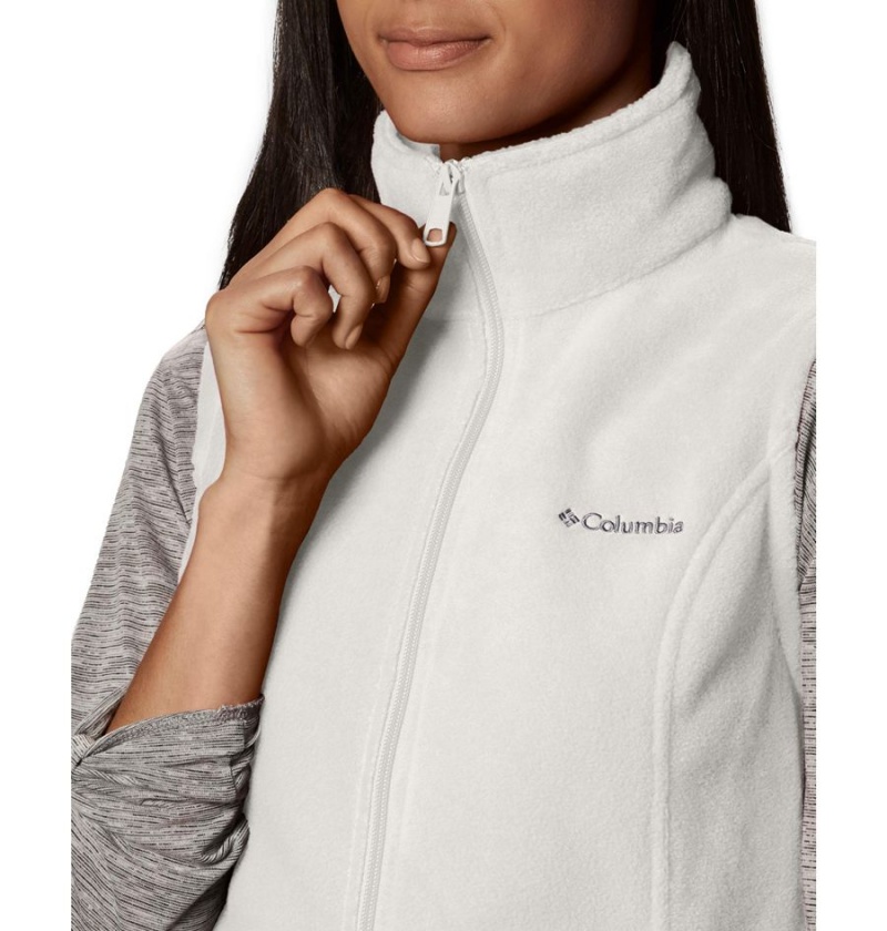 White Columbia Benton Springs Fleece Women's Vest | 32460JSMH