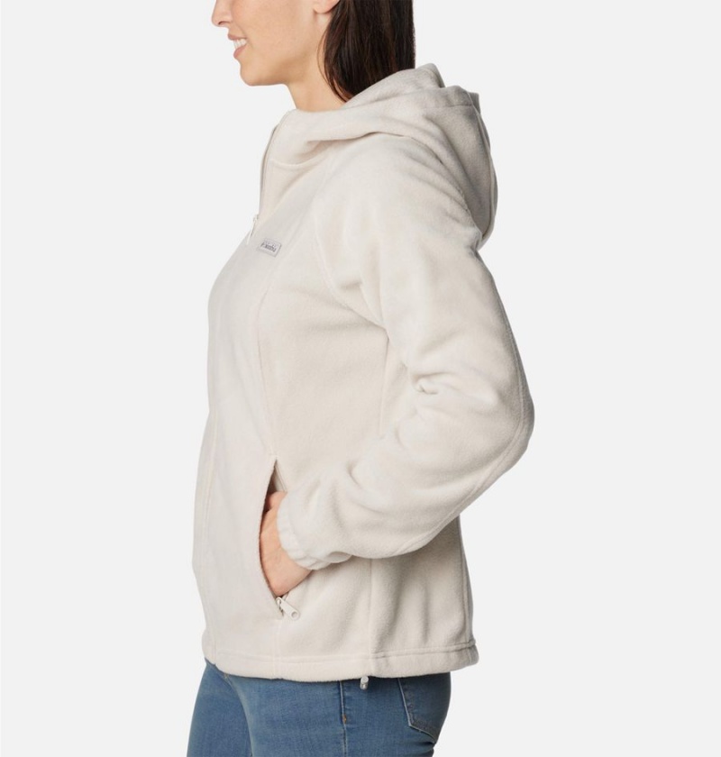 White Columbia Benton Springs Full Zip Hoodie Women's Fleece Jacket | 97318HZRU