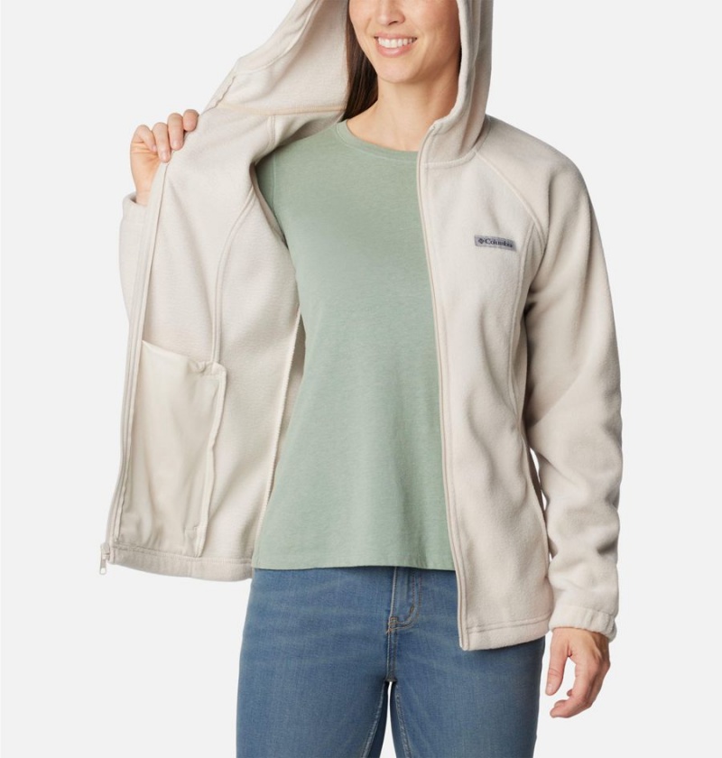 White Columbia Benton Springs Full Zip Hoodie Women's Fleece Jacket | 97318HZRU