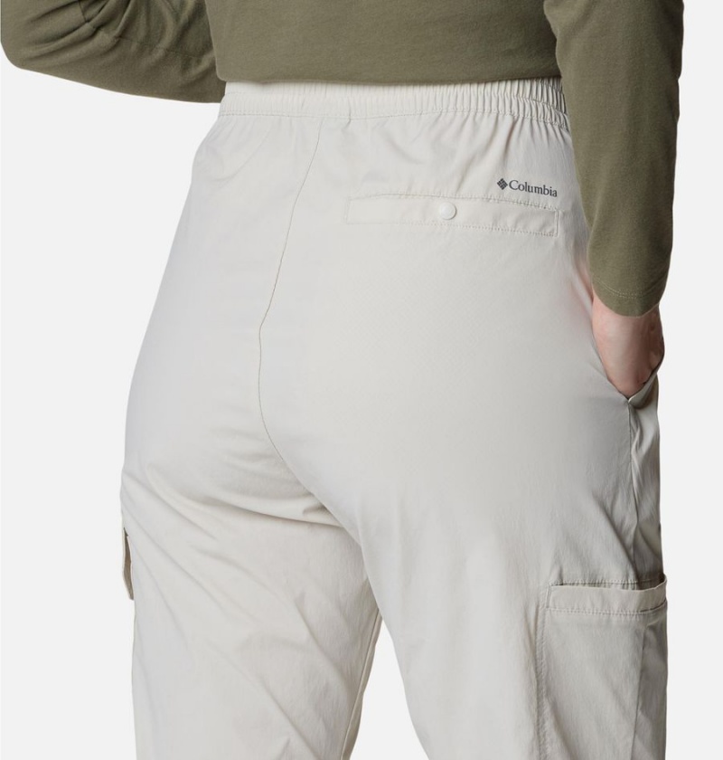 White Columbia Boundless Trek Pleated Women's Pants | 74620RJGN