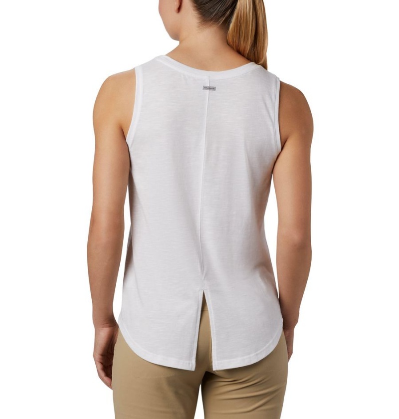 White Columbia Cades Cape Women's Tank Top | 81524UZQL