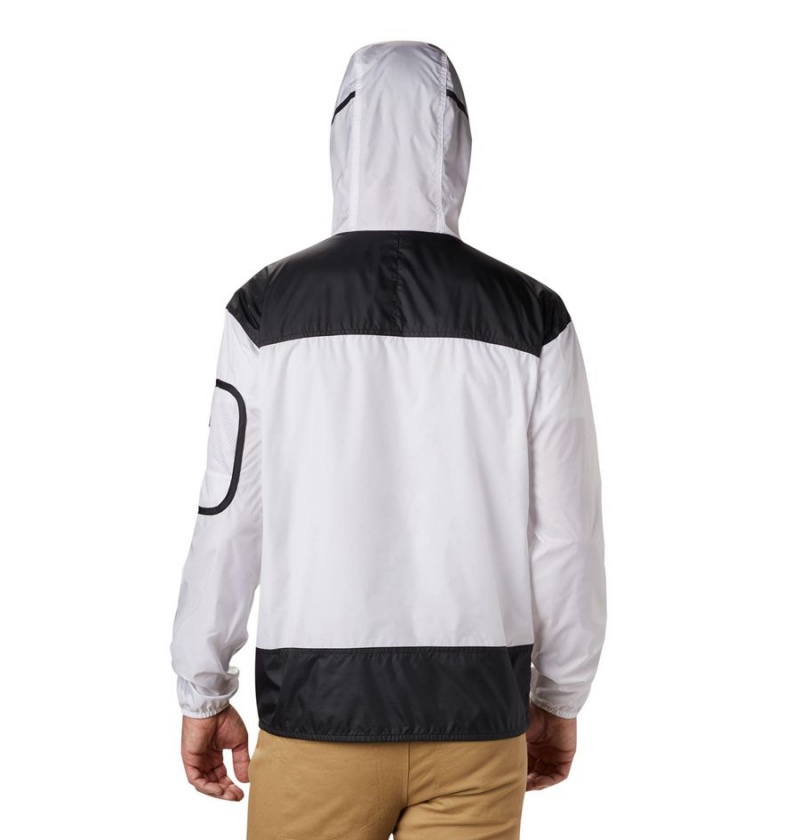 White Columbia Challenger Men's Windbreaker | 46012KQGP