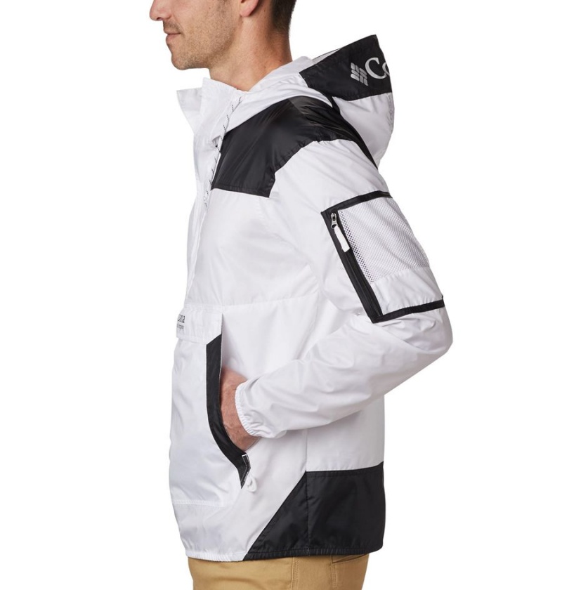 White Columbia Challenger Men's Windbreaker | 46012KQGP