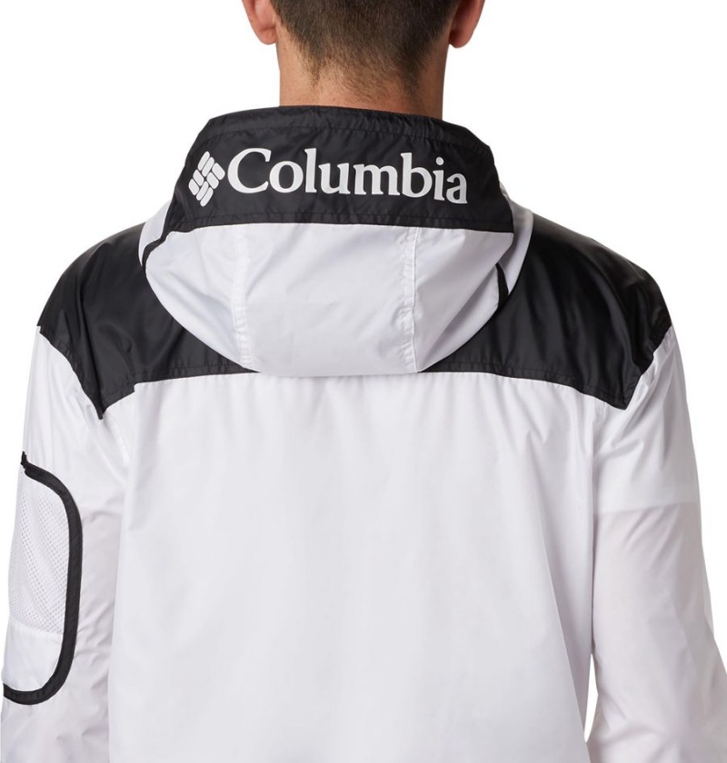 White Columbia Challenger Men's Windbreaker | 46012KQGP