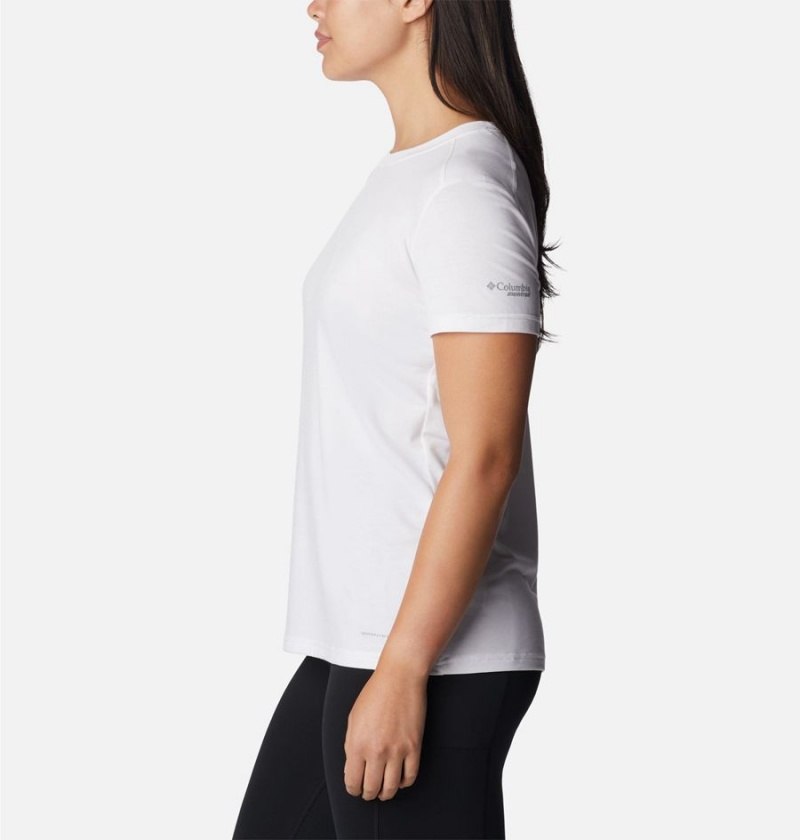 White Columbia Endless Trail Running Tech Women's T-Shirt | 68912IERW