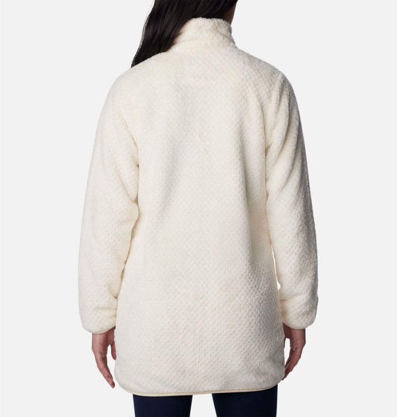 White Columbia Fireside Long Full Zip Women's Fleece Jacket | 03649QIFB