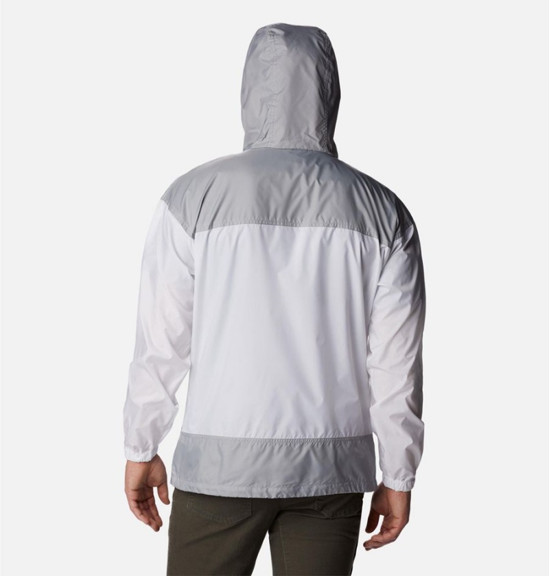 White Columbia Flash Challenger Jacket Men's Windbreaker | 39462LOYU