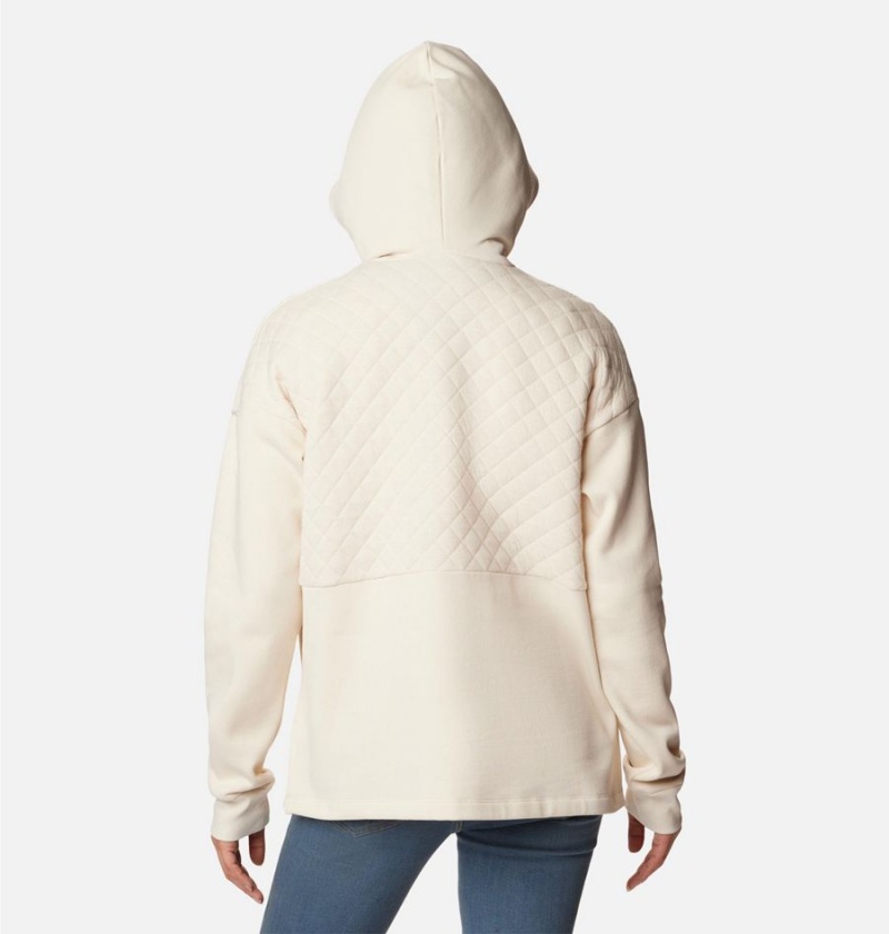 White Columbia Hart Mountain Quilted Hooded Full Zip Women's Fleece Jacket | 30698YCQK