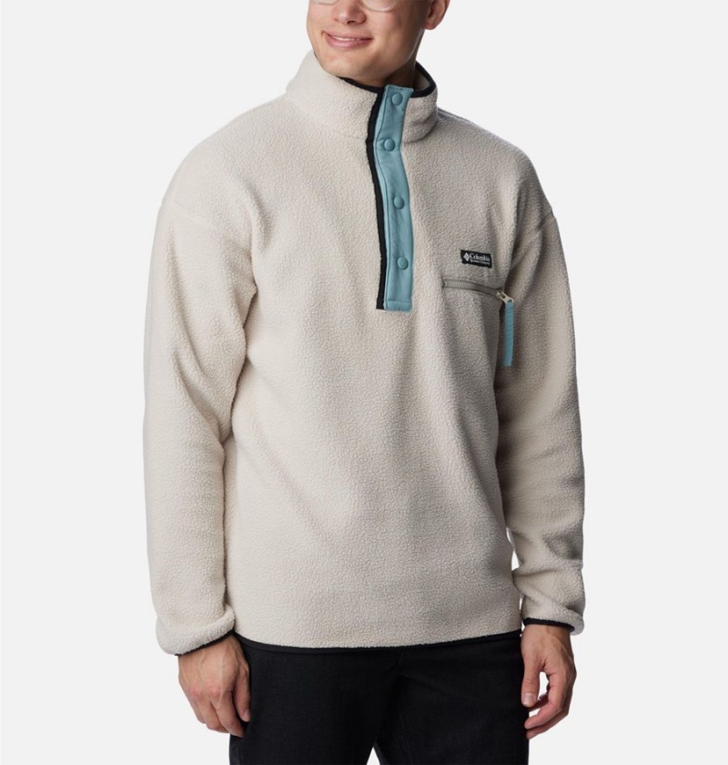 White Columbia Helvetia Half Snap Fleece Men's Pullover | 50763UNIG