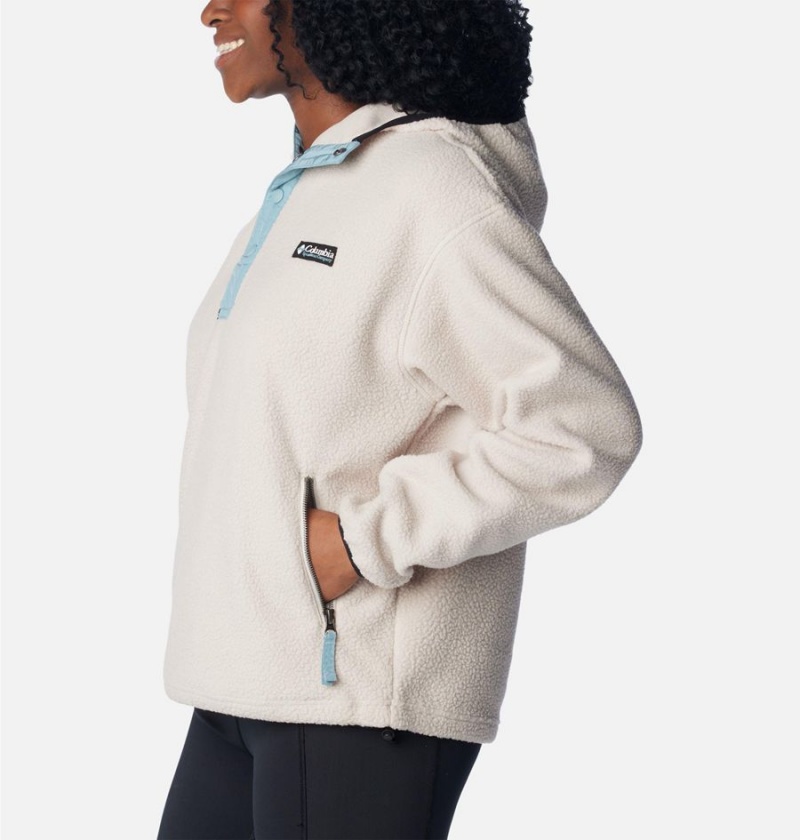 White Columbia Helvetia Hoodie Women's Pullover | 36281SQWM