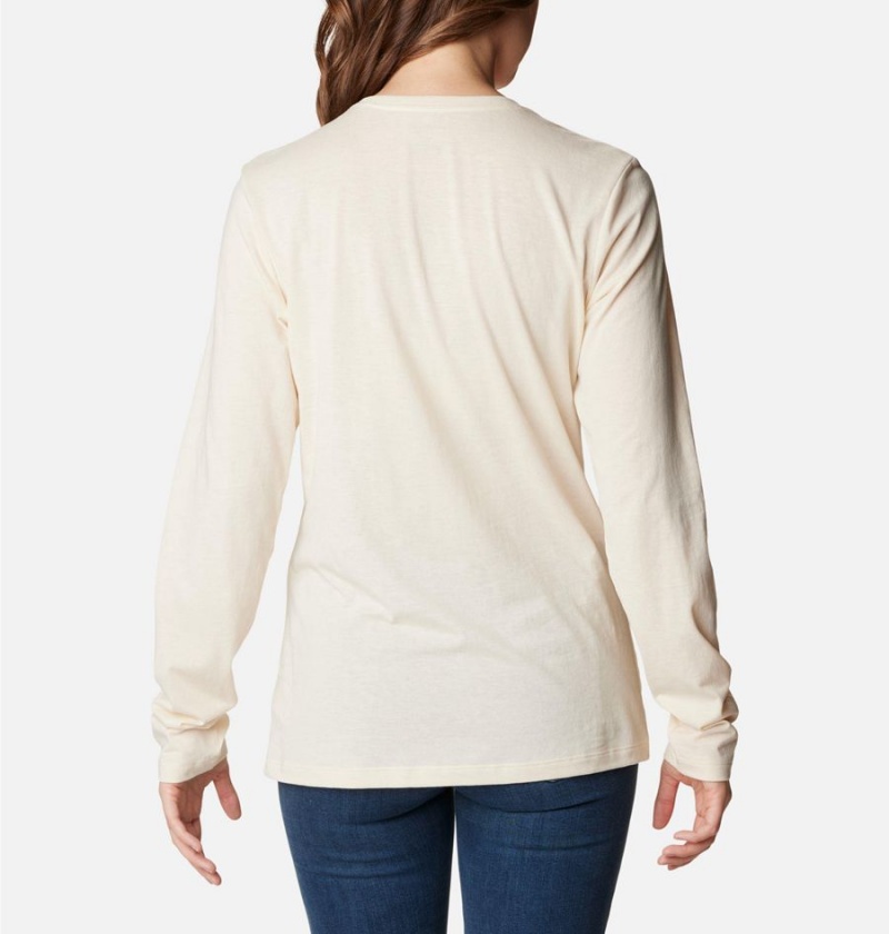 White Columbia Hidden Haven Long Sleeve Women's T-Shirt | 24019KEHO