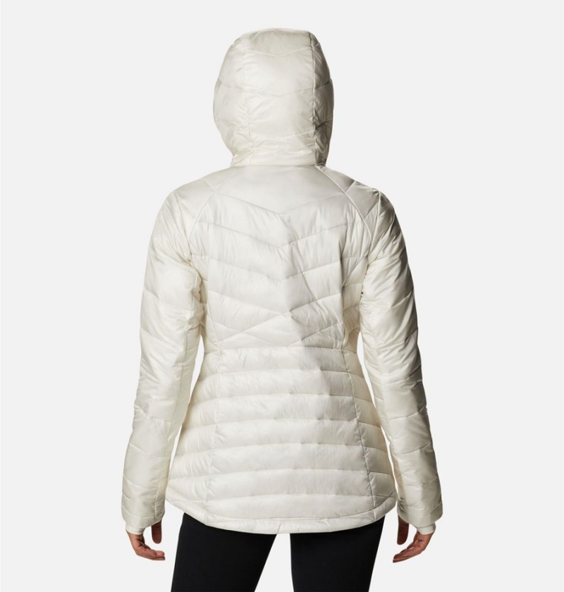 White Columbia Joy Peak Insulated Hooded Women's Puffer Jacket | 57834IVOQ