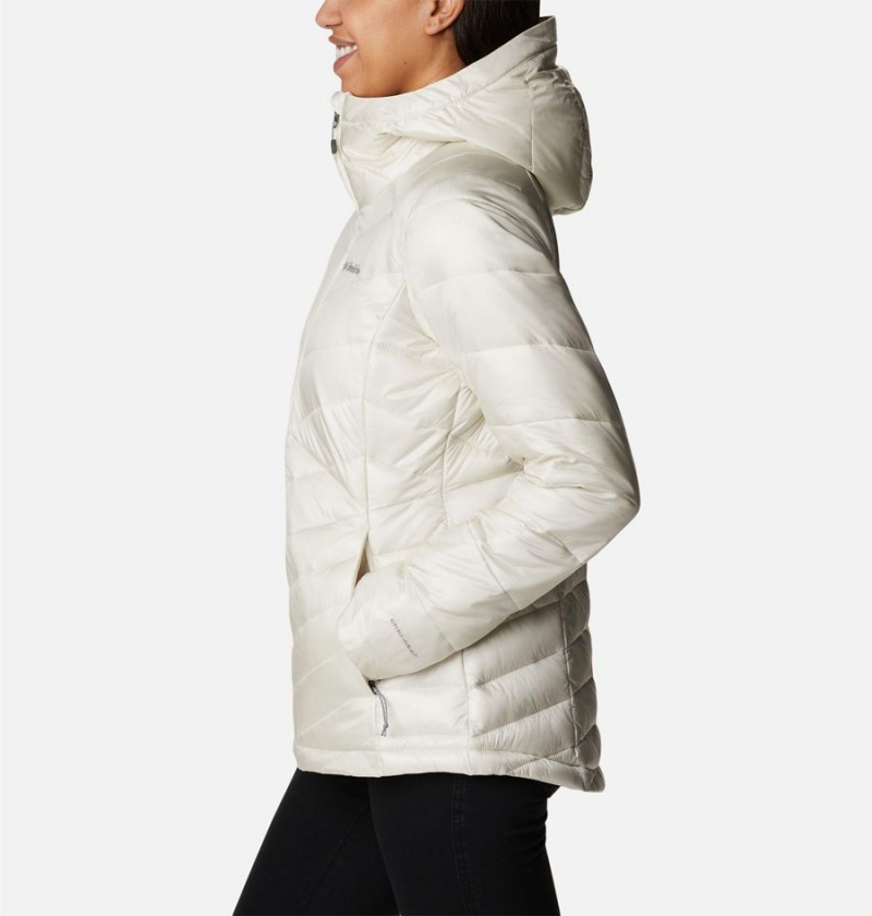 White Columbia Joy Peak Insulated Hooded Women's Puffer Jacket | 57834IVOQ