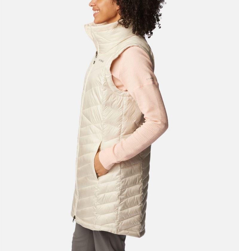 White Columbia Joy Peak Long Women's Vest | 17843MXRK