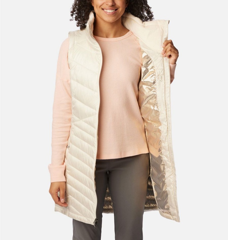 White Columbia Joy Peak Long Women's Vest | 17843MXRK