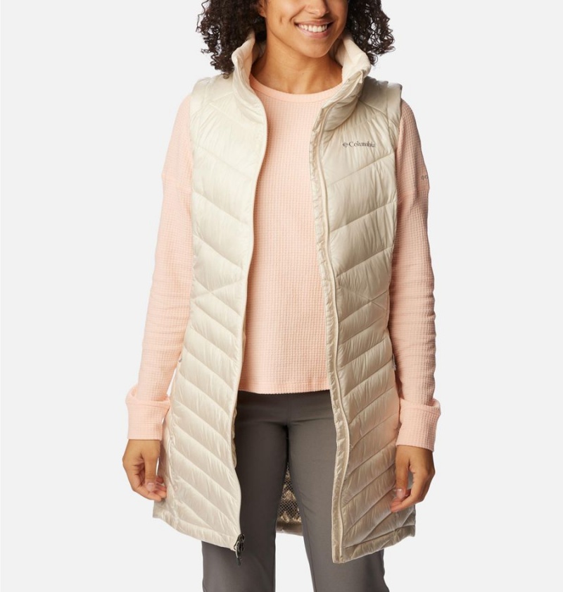 White Columbia Joy Peak Long Women's Vest | 17843MXRK