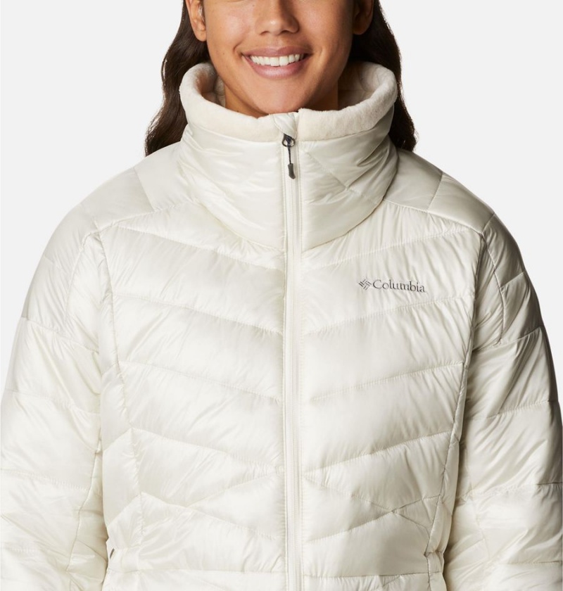 White Columbia Joy Peak Mid Women's Puffer Jacket | 78602IPTR