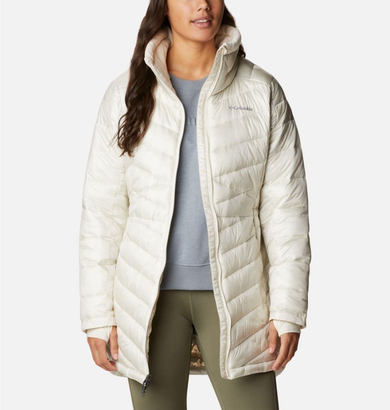 White Columbia Joy Peak Mid Women's Puffer Jacket | 78602IPTR