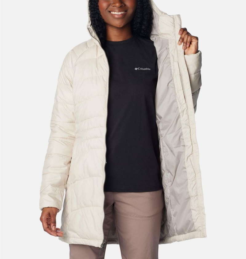 White Columbia Karis Gale Long Women's Puffer Jacket | 97438EGMN