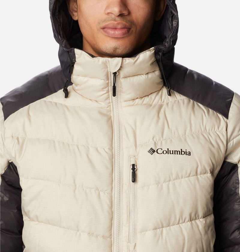 White Columbia Labyrinth Loop Omni Heat Infinity Hooded Insulated Men's Puffer Jacket | 05768VUCE