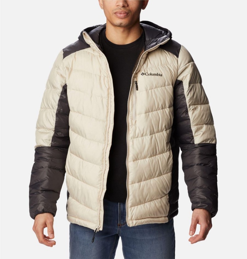 White Columbia Labyrinth Loop Omni Heat Infinity Hooded Insulated Men's Puffer Jacket | 05768VUCE