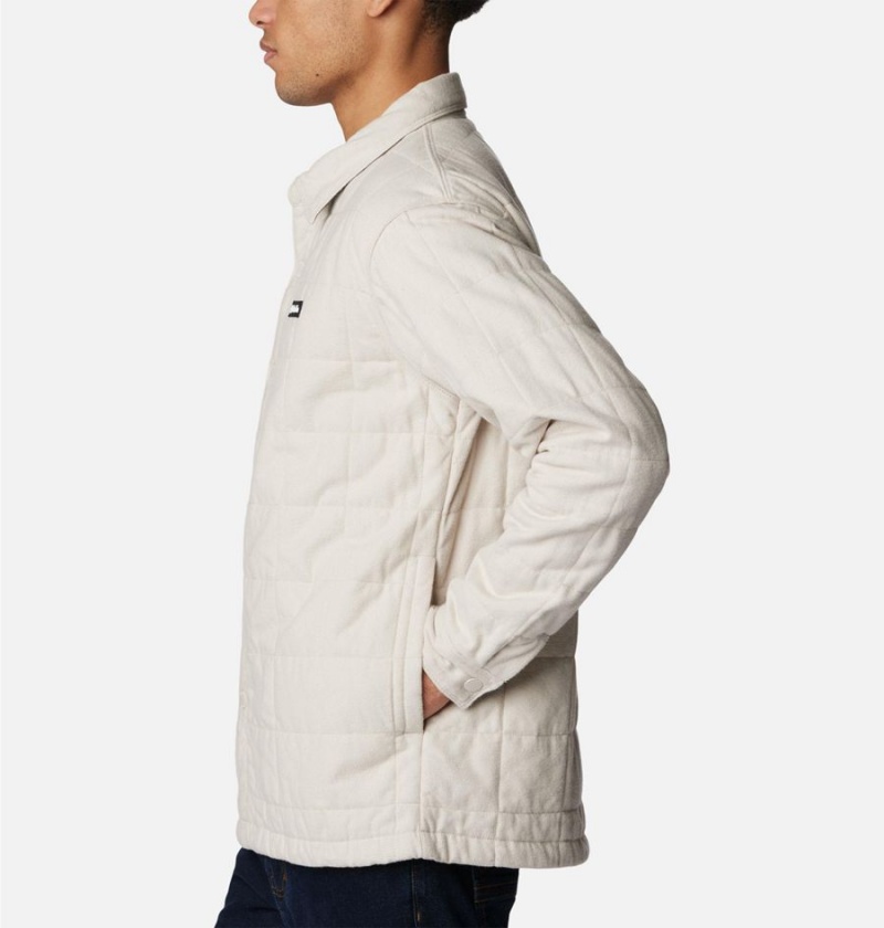 White Columbia Landroamer Quilted Jacket Men's Shirt | 94372BMUO