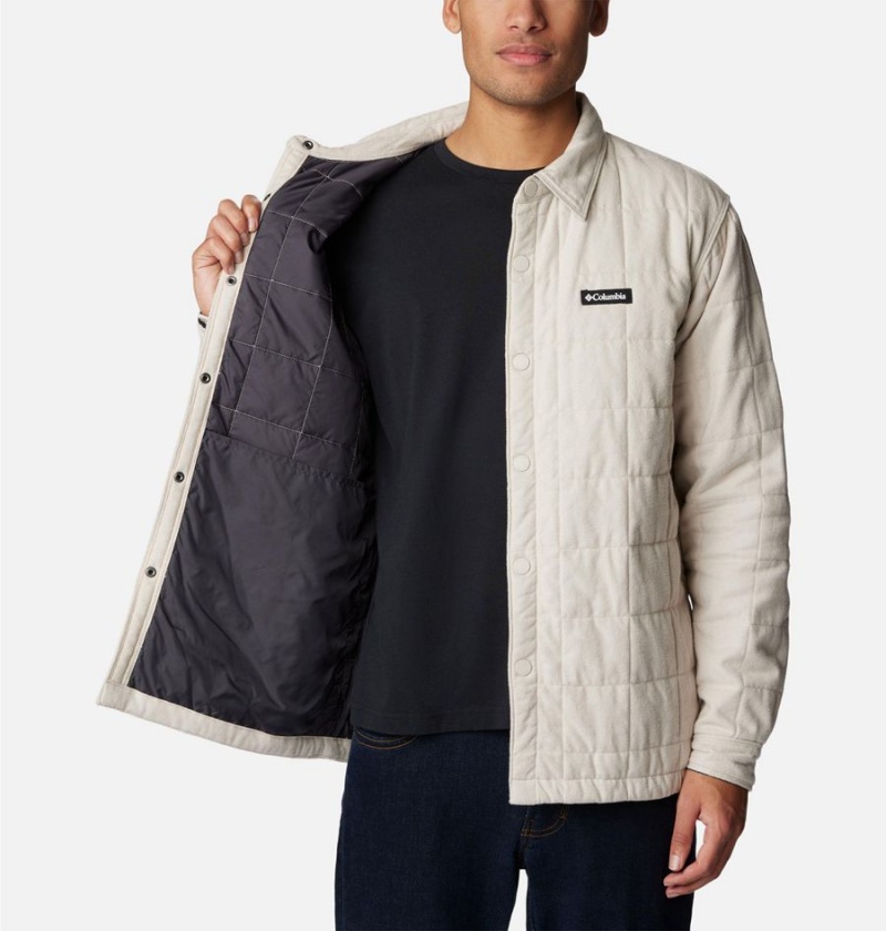 White Columbia Landroamer Quilted Jacket Men's Shirt | 94372BMUO