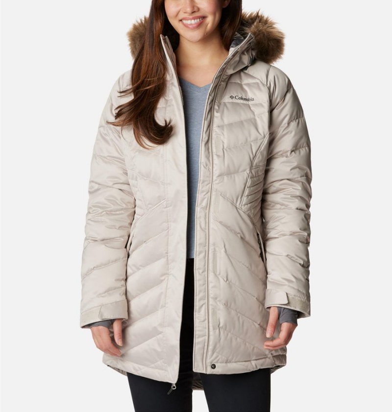 White Columbia Lay D III Mid Women's Puffer Jacket | 41876IKRT