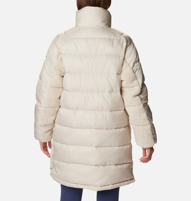 White Columbia Leadbetter Point Long Women's Puffer Jacket | 01862YBLD