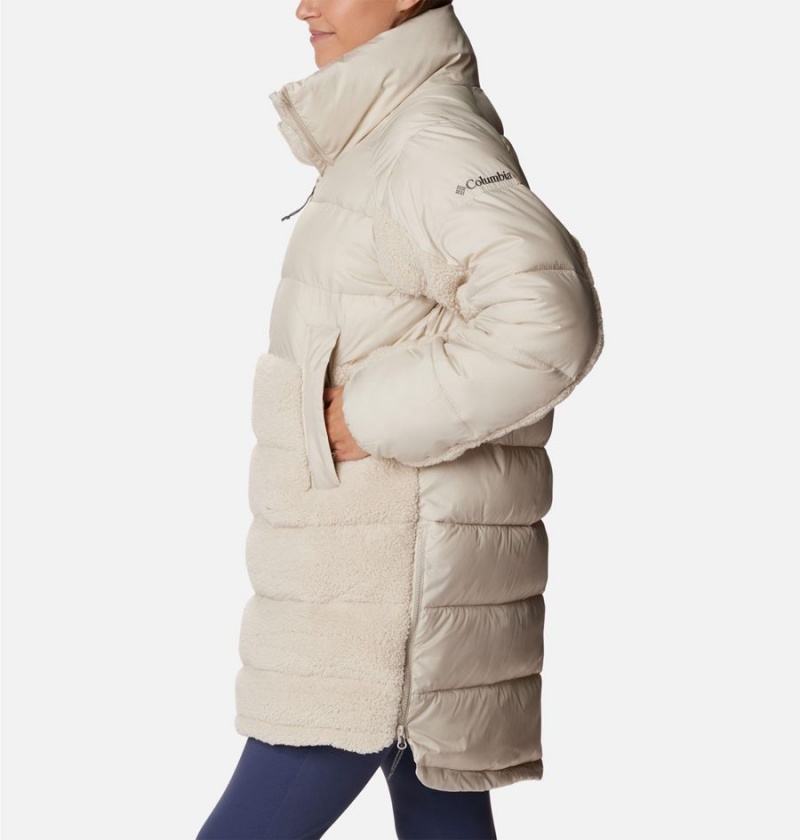 White Columbia Leadbetter Point Long Women's Puffer Jacket | 01862YBLD