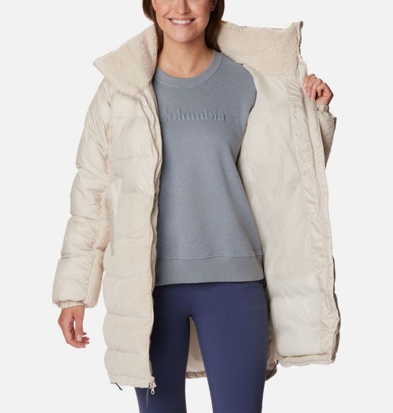 White Columbia Leadbetter Point Long Women's Puffer Jacket | 01862YBLD