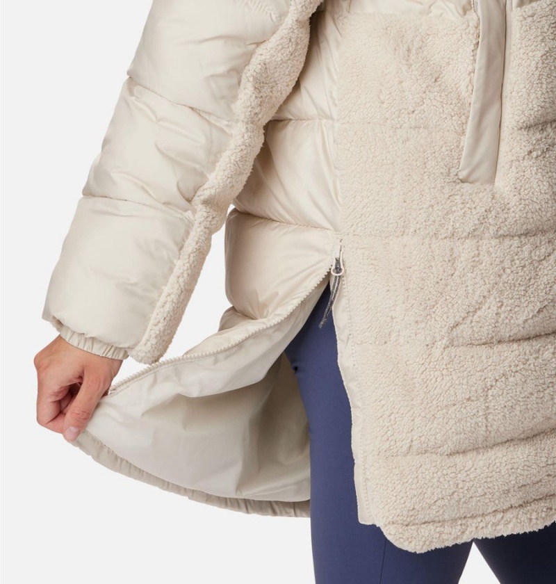 White Columbia Leadbetter Point Long Women's Puffer Jacket | 01862YBLD