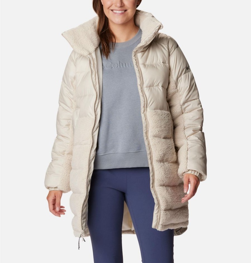 White Columbia Leadbetter Point Long Women's Puffer Jacket | 01862YBLD