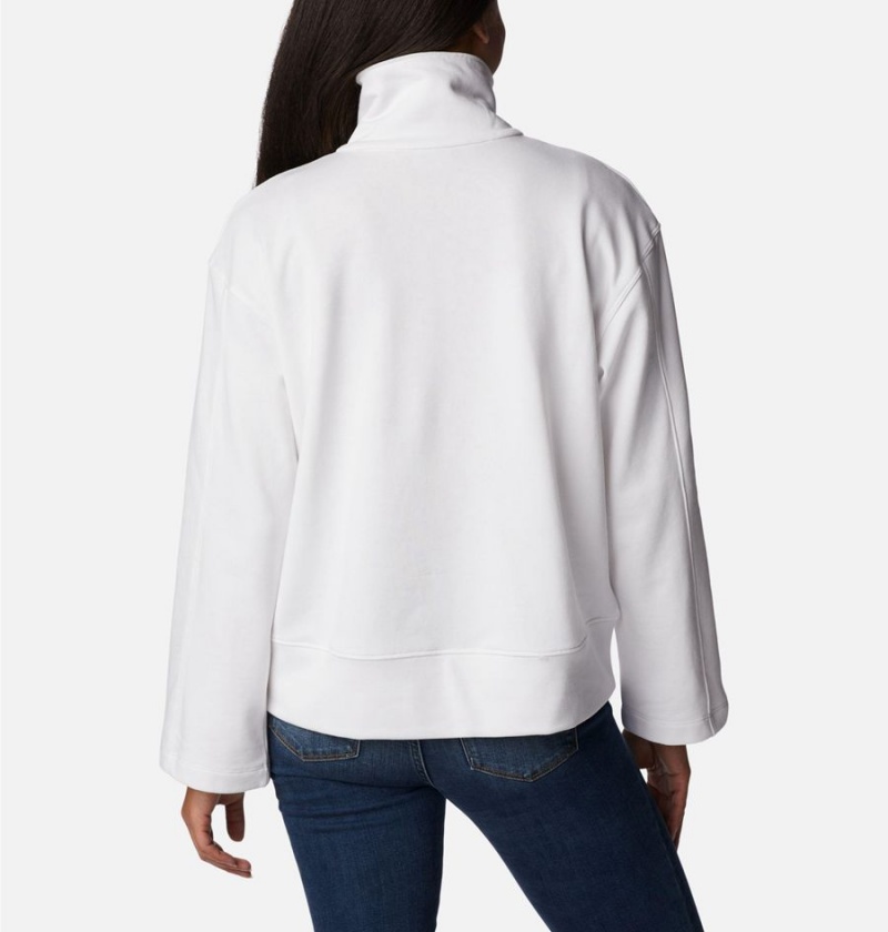 White Columbia Lodge French Terry Women's Pullover | 03192GNKI