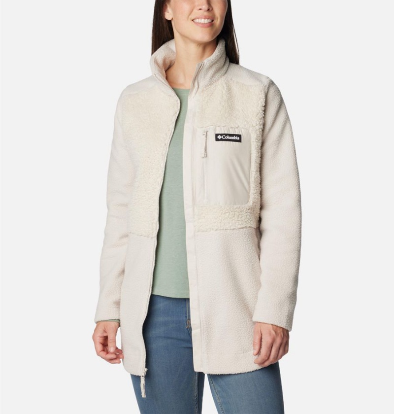 White Columbia Lodge Sherpa Full Zip Women's Fleece Jacket | 24098NZBT