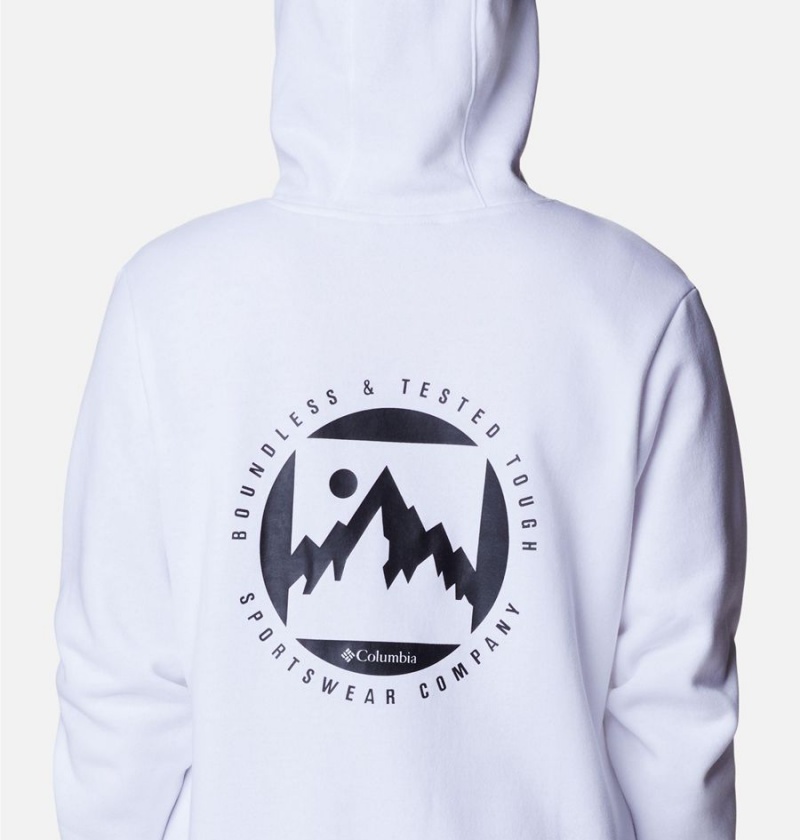 White Columbia Logo II Women's Hoodie | 40139JBLO