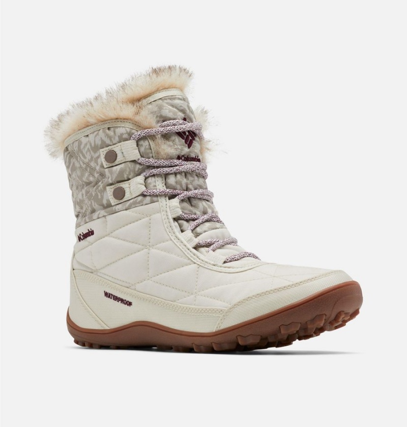 White Columbia Minx Shorty III Women's Boots | 63821EXBS