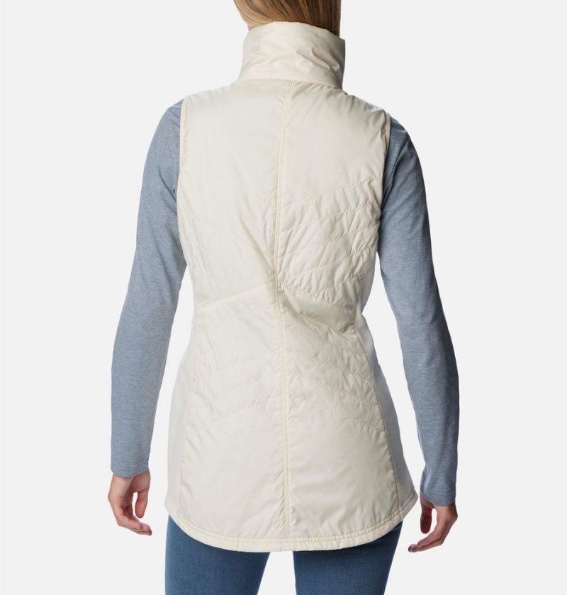 White Columbia Mix It Around Long Women's Vest | 93067THYO