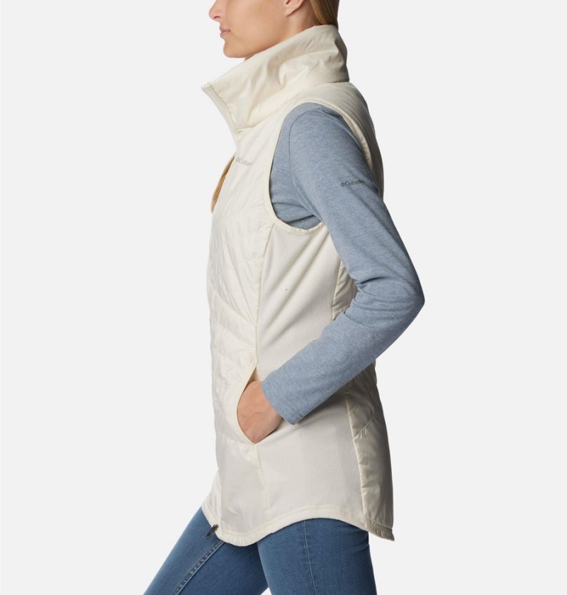 White Columbia Mix It Around Long Women's Vest | 93067THYO