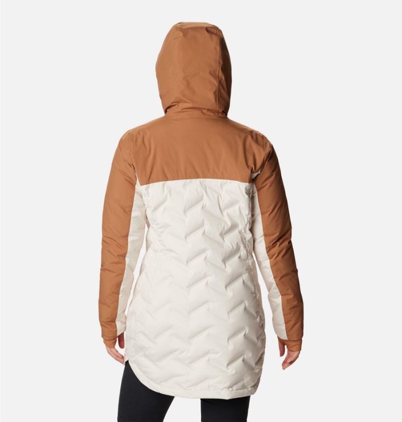 White Columbia Mountain Croo II Mid Down Women's Coats | 26104CGZW