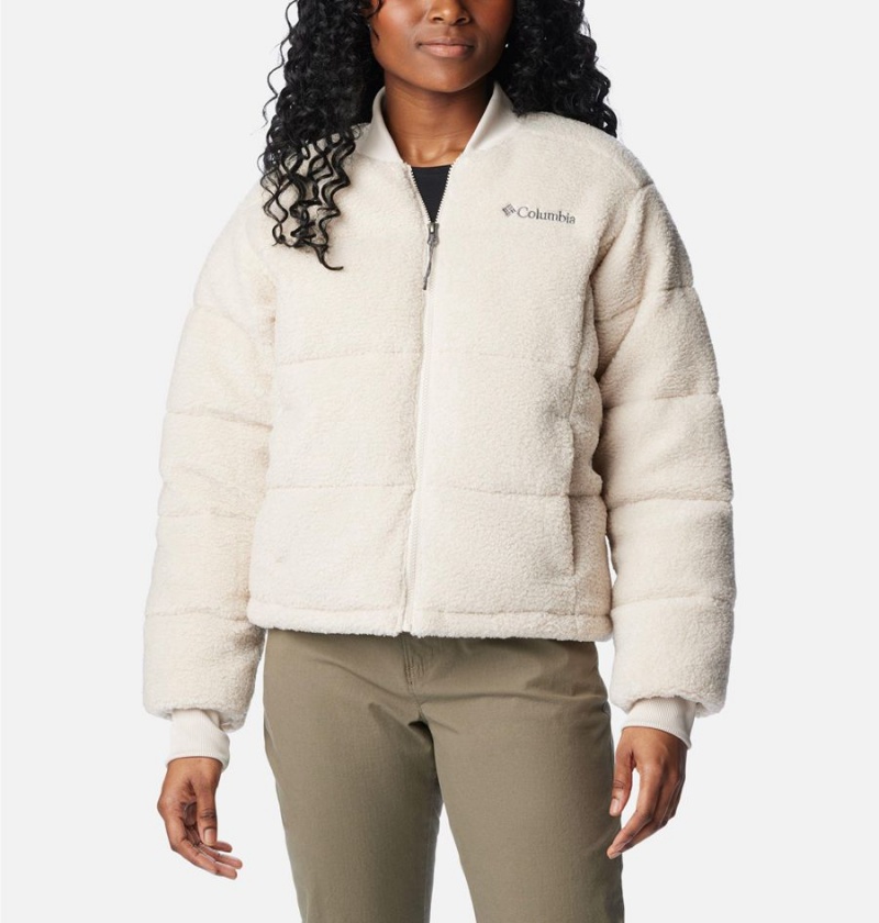 White Columbia Novelty Women\'s Puffer Jacket | 79164ZTCM