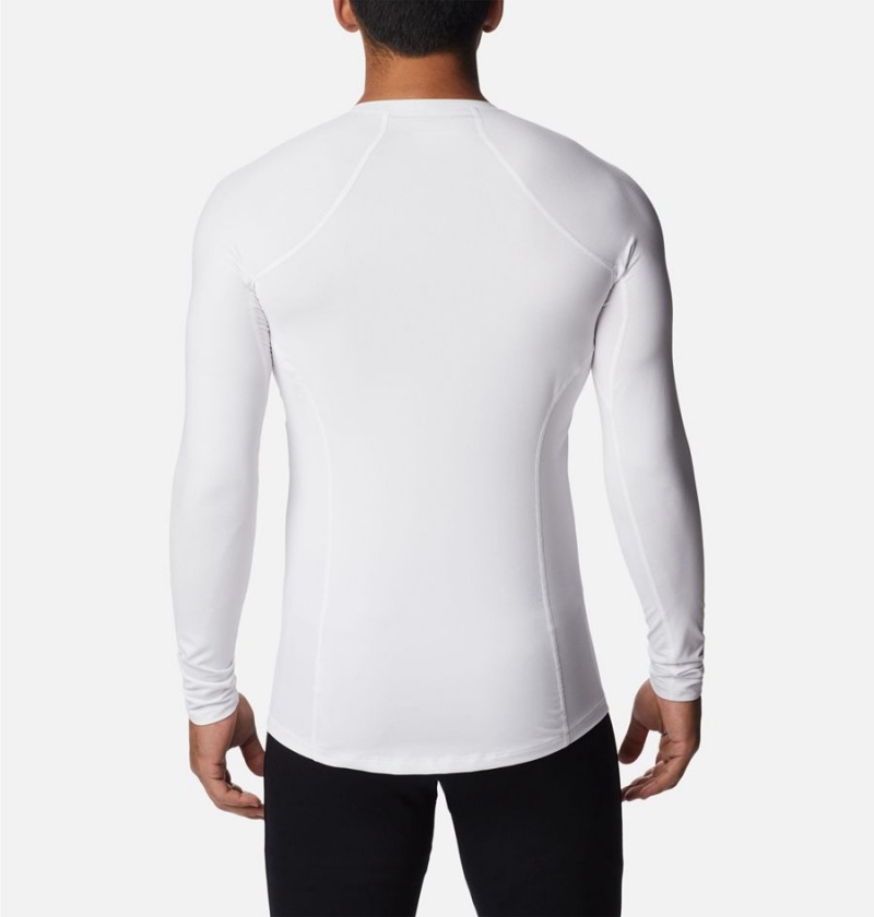 White Columbia Omni Heat Midweight Baselayer Crew Men's T-Shirt | 28350ZIUK