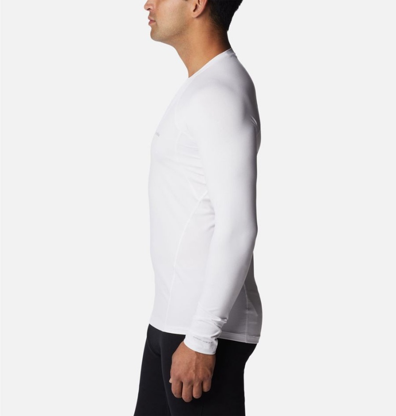 White Columbia Omni Heat Midweight Baselayer Crew Men's T-Shirt | 28350ZIUK