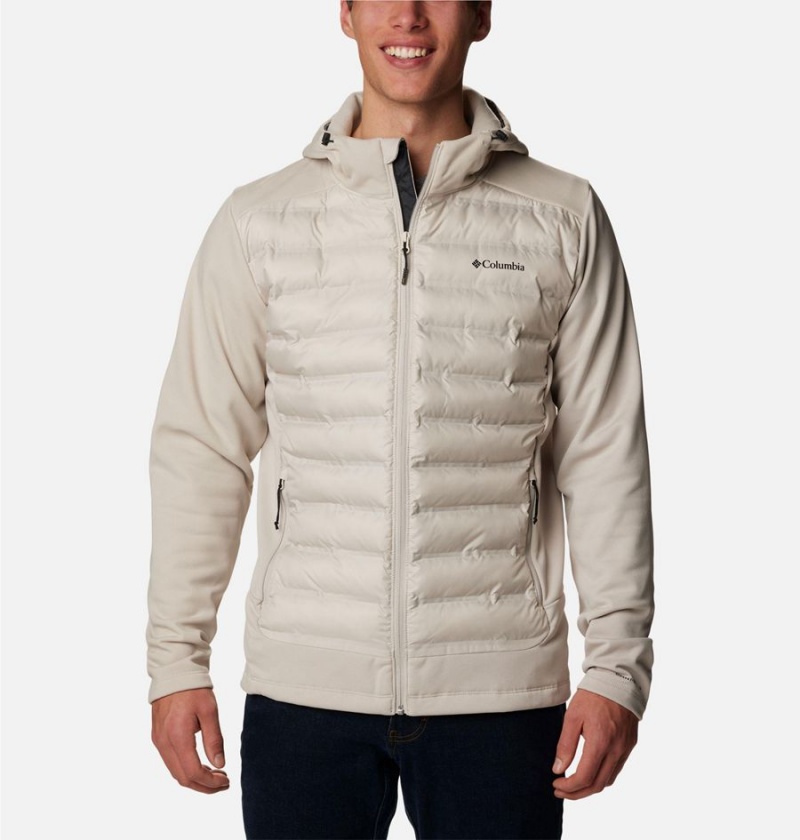 White Columbia Out-Shield Full Zip Hoodie Insulated Men\'s Puffer Jacket | 34798WIEQ