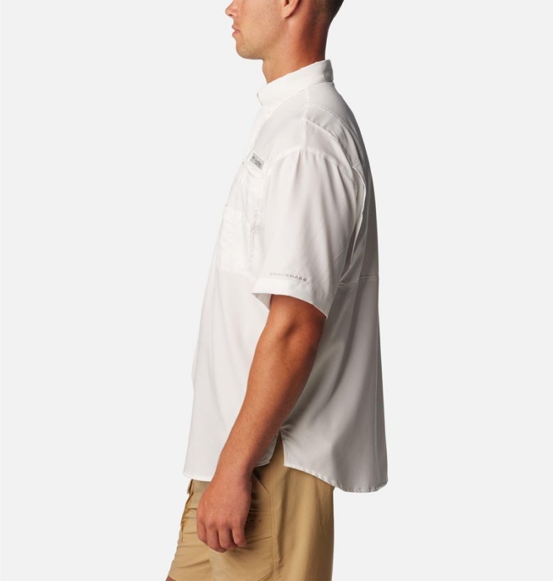 White Columbia PFG Tamiami II Short Sleeve Men's Shirt | 57402EBZH